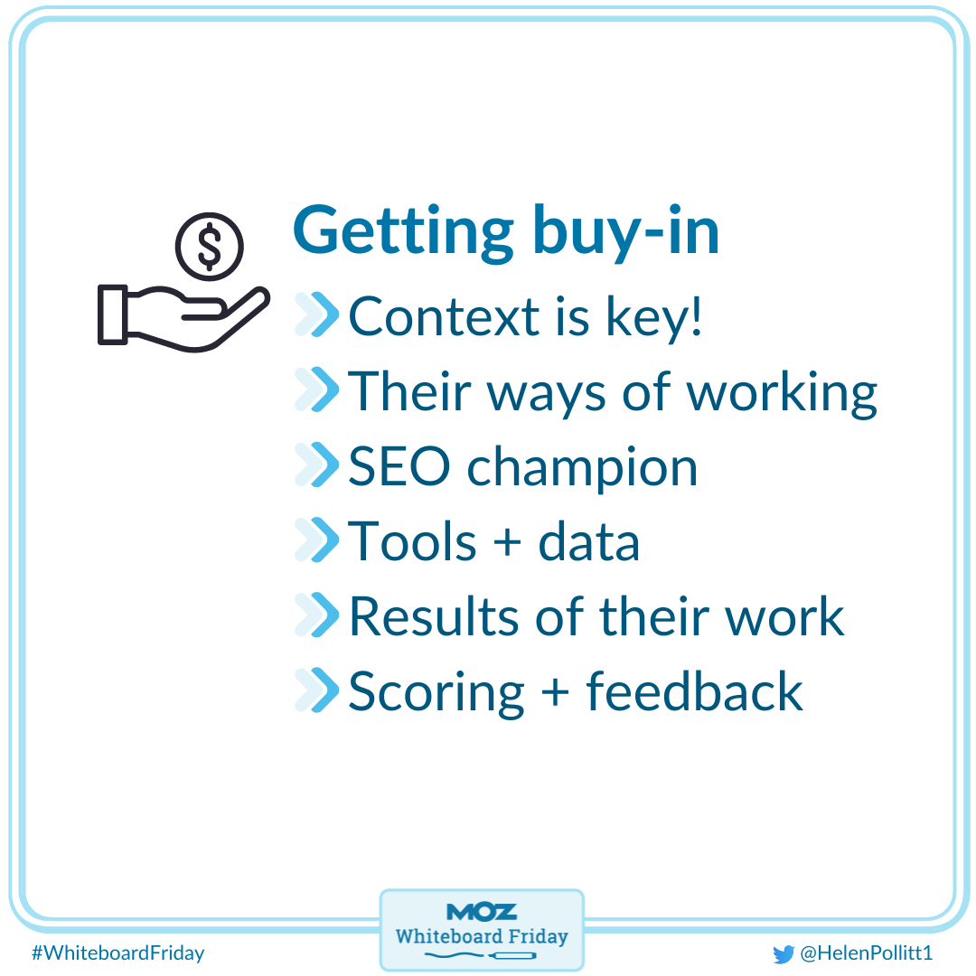 Getting buy-in